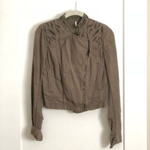 Free People Olive Green Jacket